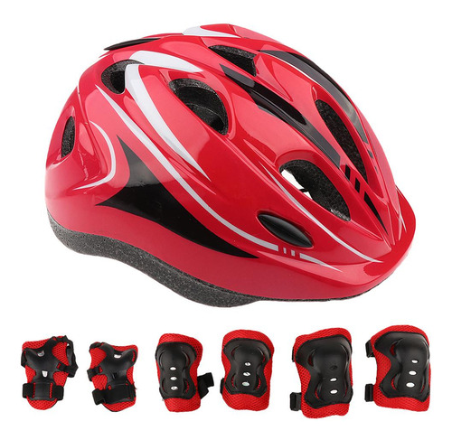 14 Piezas Niños Patinaje Monopatín Casco Rodillera Muñeca