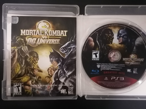 Mortal Kombat Vs Dc Universe Silver Physical Media Ps3 (Usado)