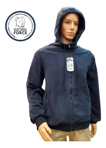 Campera Abrigo Polar De Trabajo Con Capucha - Camperas.uy