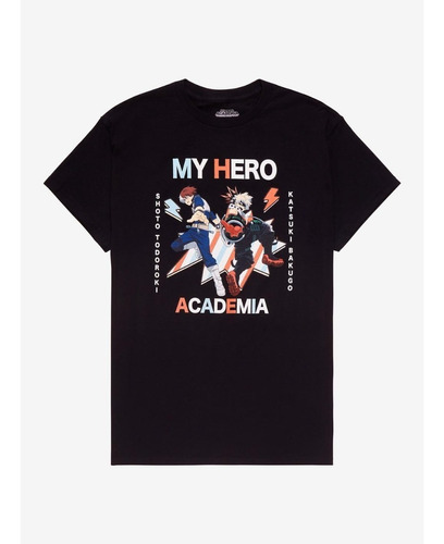 Franela Camisa My Hero Academia Todoroki Y Bakugo