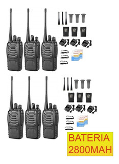 Radio Walkie Talkie Baofeng Bf-888s Uhf X6 Bateria 2800m Ah