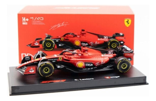 Ferrari Sf23 #16 F1 Charles Leclerc #55 Carlos Sainz 2023 