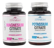 Comprar Citrato De Potasio Y De Magnesio De 90 Caps C\u002Fu Zen Natura Sin Sabor