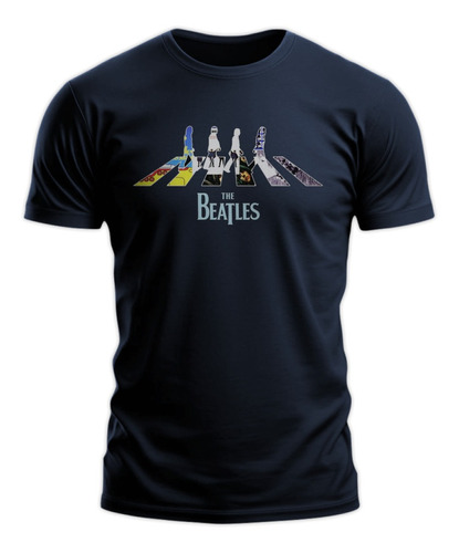 Polera Gustore De The Beatles Discos