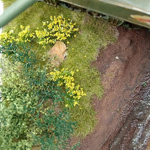 4 Materiales De Construcción Miniaturas Paisaje Mesa De