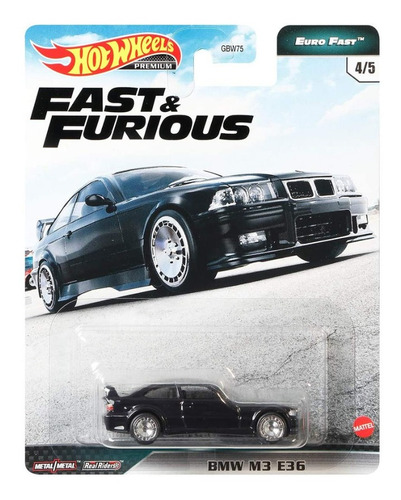 Hot Wheels Fast & Furious - Bmw M3 E36 4/5