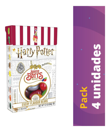 Dulces Grageas Bertie Botts Beans Harry Potter (34 G) X 4 U