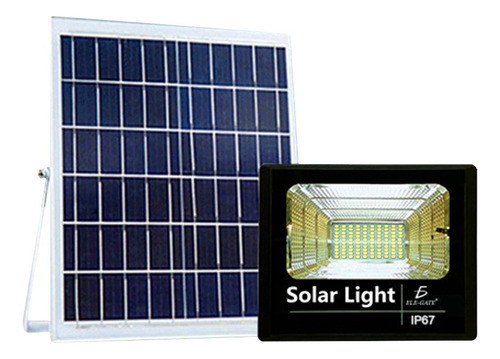 Reflector De Energía Solar Led Luz Fria 500w Exteriores