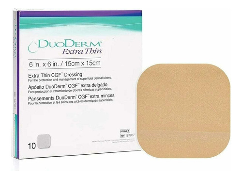 Parche Aposito Duoderm 15 X 15 Para Tratamiento De Escaras