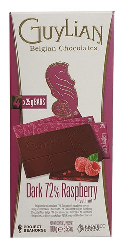 Chocolate Guylian Dark 72% Raspberry