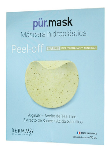 Pur Mask Máscara Hidroplastica Peel Off Acerola Dermassy