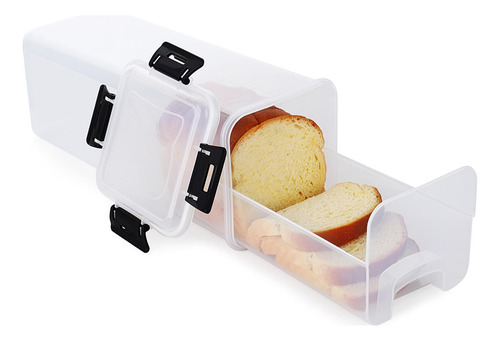 2 Recipiente Para Almacenamiento De Pan Con Tapa, Elegante