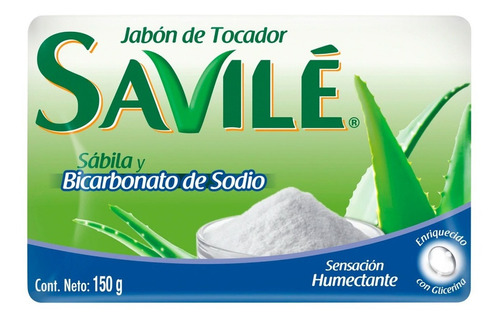 Jabón En Barra Savilé Bicarbonato De Sodio 150g