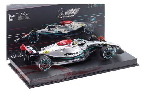 F1 Mercedes Amg W13 E Perfomance #44 (2022) Lewis Hamilton
