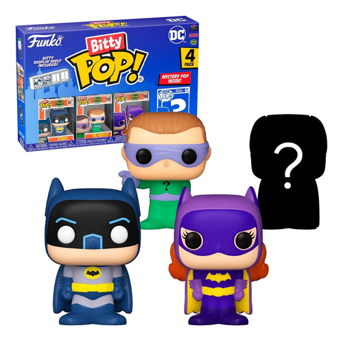 Funko Bitty Pop Batman 1996 Figuras Dc Pack Original