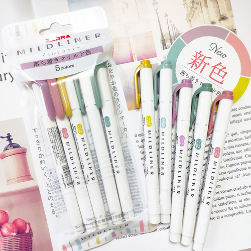 Marcadores Iluminadores Warm 5c W Nature 5c Zebra Mildliner