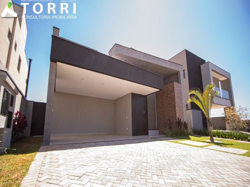 Imagem 1 de 30 de Linda Casa Térrea Em Alphaville Nova Esplanada, Votorantim - Sp. - Cc00574 - 70675877