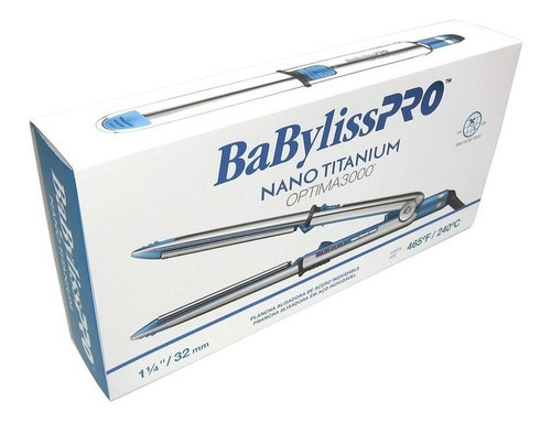 Plancha Pelo Babyliss Profesional Optima 3000 Alisado 465°f Celeste