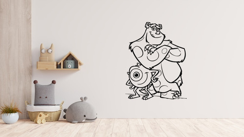 Vinil Decorativo Para Pared Cuarto Niño Monster Inc 1839