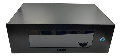 Mini Rack 3u De Parede Servidor Dvr Metálica C/ Chave Onix