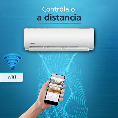 Minisplit Solo Frío 12,000 Btus (1 Ton) 110v Blanco Mabe