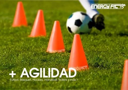 Imagen 9 de 10 de Kit Entrenamiento Futbol Conos Vallas Aros Escalera 31 Unida