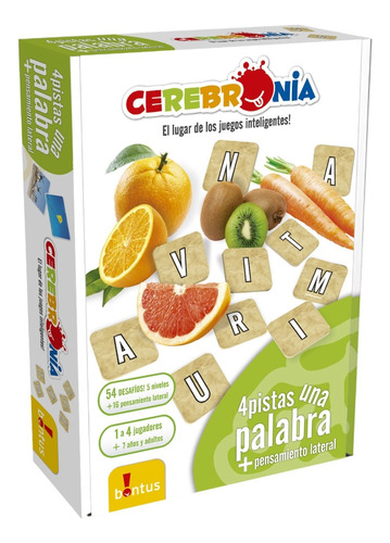 Cerebronia 4 Pistas Una Palabra Y Pensa Jugueteria El Pehuen