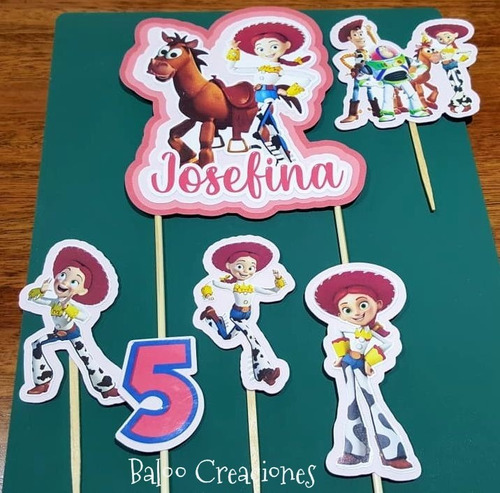 Cake Topper Personalizado Jessie Toy Story.