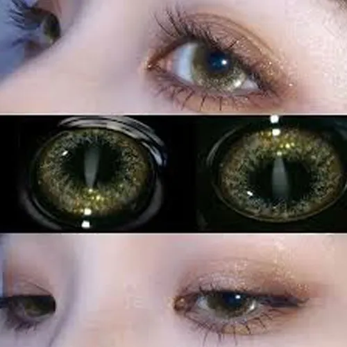 ¡ Lentes De Contacto Cosméticos Gold Destellos !!