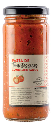 Pasta De Tomates Secos Condimentados Famiglia Gullo 180gr