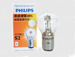 Lampara Philips 12v 35/35w Bosch S2 Ba20d 00523 Moto