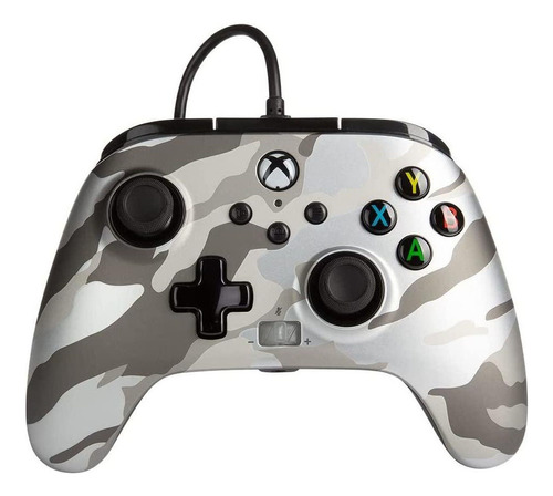 Joystick Xbox Powera Cableado Blanco Camo