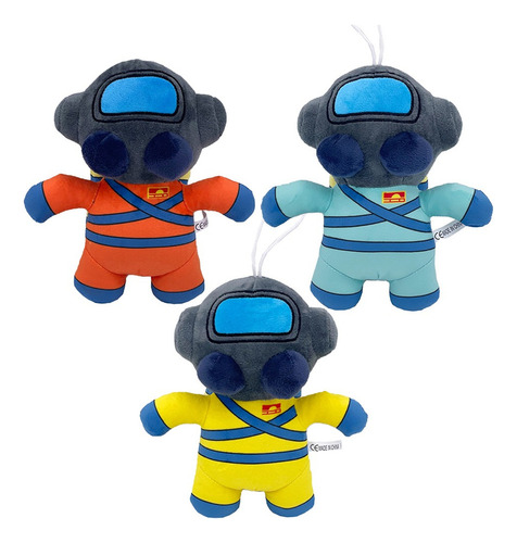 3pcs Lethal Company Muñeca Peluche Juguete Regalo Para Niños