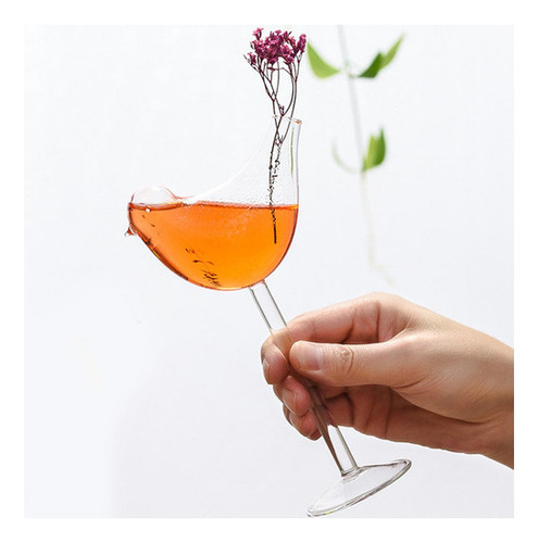 * Vasos Para Bebidas De Cóctel Con Forma De Pájaro Para