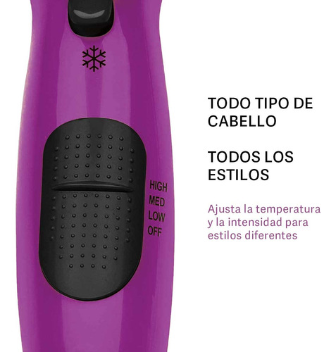 Secadora De Cabello Revlon Frizz Control 1875w