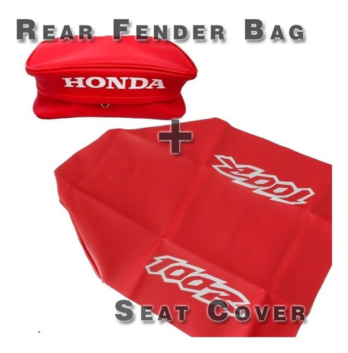 Funda Asiento Tapizado + Bolso Honda Xr 100 1995,replica