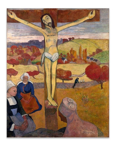 Cuadro Canvas El Cristo Amarillo Paul Gauguin 73x91 M Y C