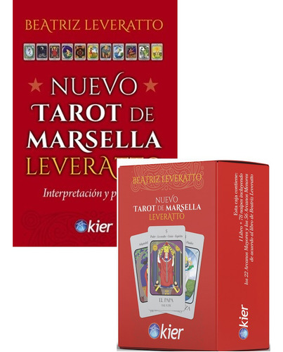 Pack Mazo + Libro  Nuevo Tarot De Marsella  - Leveratto