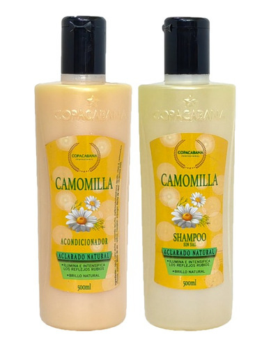 Kit Shampoo + Acondicionador Camomilla Aclarado Capacabana