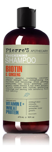 Shampoo Pierres Apothecary Biotin Ginseng 473ml
