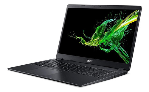 Notebook Acer Aspire 3 A315-54 preta 15.6", Intel Core i5 10210U  4GB de RAM 1TB HDD, Intel UHD Graphics 1920x1080px Windows 10 Home