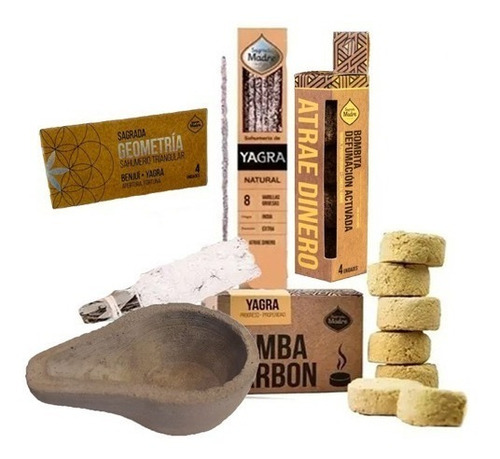 Imagen 1 de 2 de Kit Sahumado Sagrada Madre Abundancia Prosperidad Trabajo