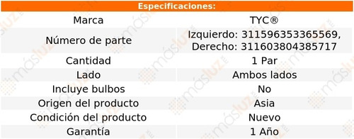 Kit Calaveras Tras Ford Escape 08/12 Tyc
