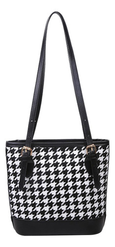 Bolsos Vintage A Cuadros Para Mujer, De Poliuretano, Para Co