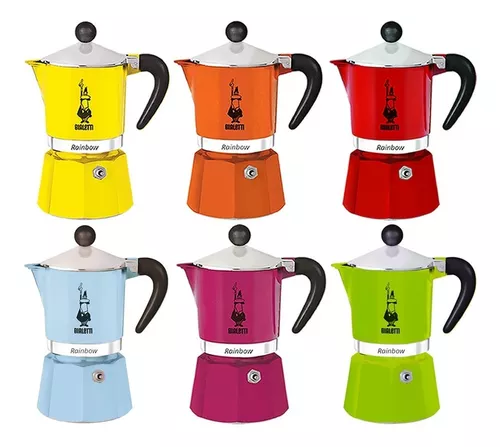 Cafetera Italiana Bialetti Rainbow 6 tazas para un buen café - Bialetti Perú