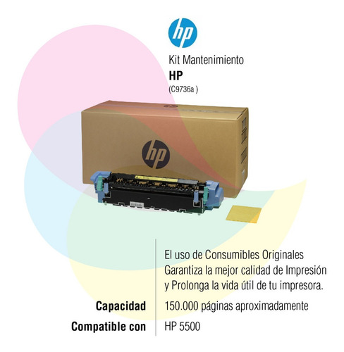 Imagen 2 de 4 de Kit De Mantenimiento Fusor Hp C9736a - Hp 5500