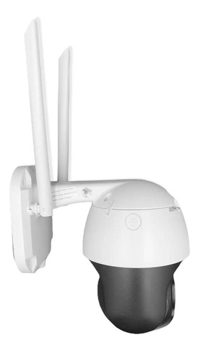 Câmera Externa Wifi Ip Speed Dome 350 Zoom 4x A Prova Dagua Cor Vermelho
