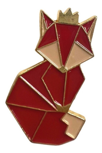 Pin Broche Zorro Corona Geométrico Xz3465