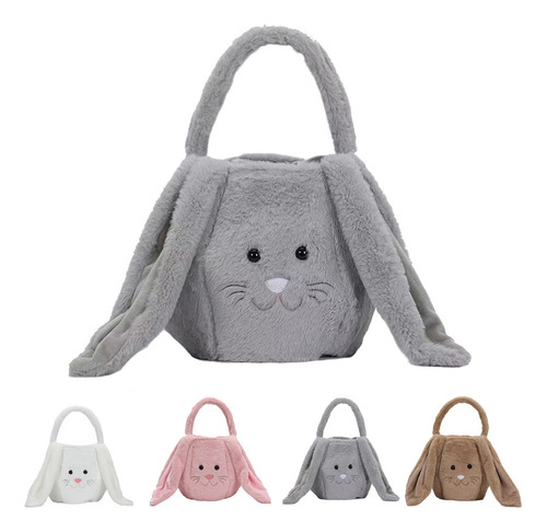 Qianyuu Cesta De Peluche Con Forma De Conejo De Pascua Con