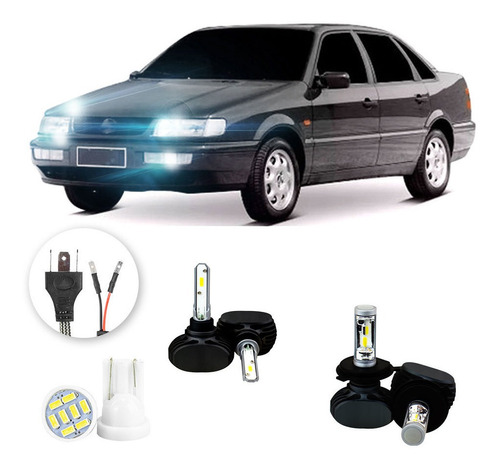 Lampada Led S1 Volkswagen Passat 1993-1996 Alto+baixo+milha